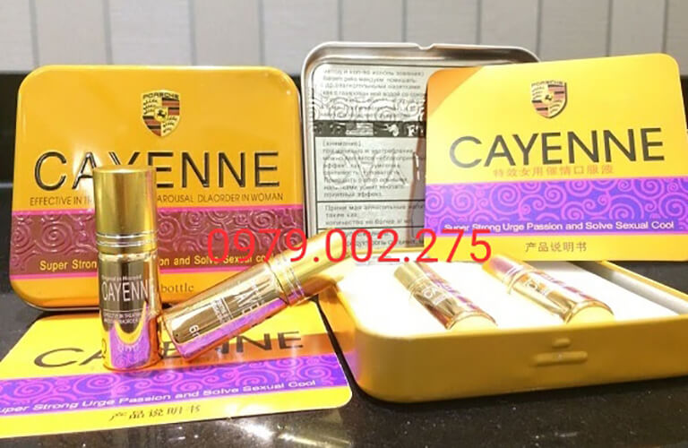 Thuốc kích dục nữ Cayenne USA sản phẩm nhập khẩu từ Mỹ, cho hiệu quả kích dục nhanh chóng