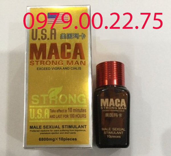 Thuốc kích dục nam MACA U.S.A 6800mg 100% nhập khẩu