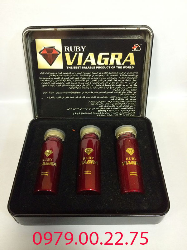 Thuốc kích dục nam Ruby Viagra 6800mg