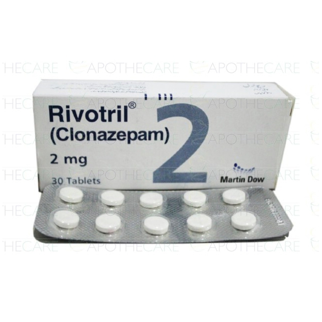 Thuốc ngủ rivotril 2mg 