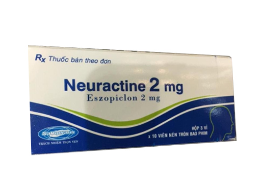 Thuốc ngủ neuractine 2mg