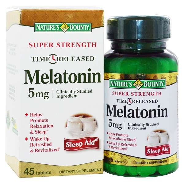Thuốc ngủ thảo dược Super Strength Melatonin