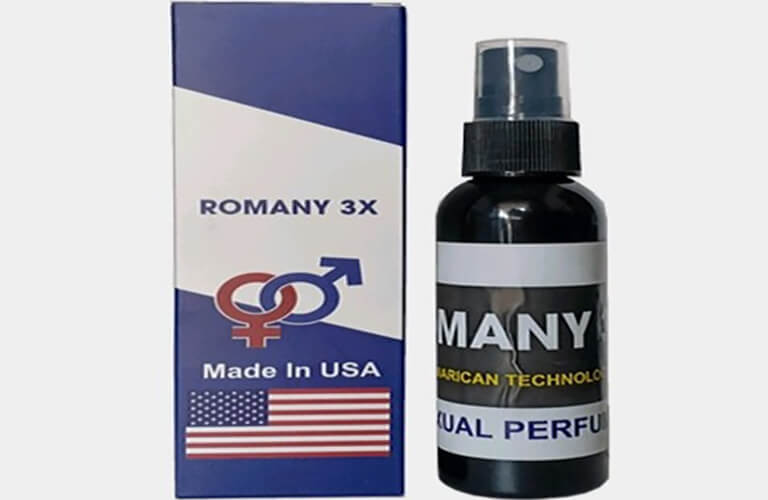 Nước hoa kích dục nữ Romany 3X hàng nhập khẩu cho hiệu quả sử dụng cao, kích thích ham muốn mãnh liệt