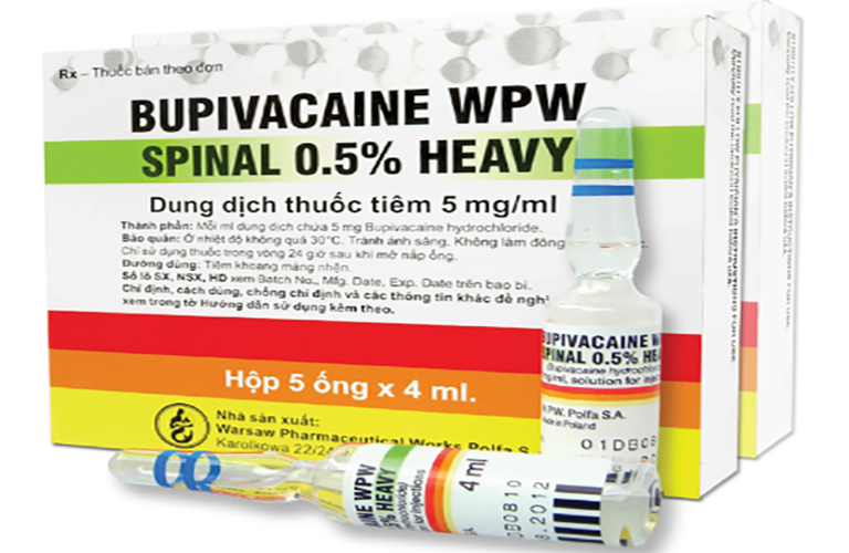 Thuốc gây tê Bupivacaine Hydrochloride dùng để gây tê trong phẫu thuật