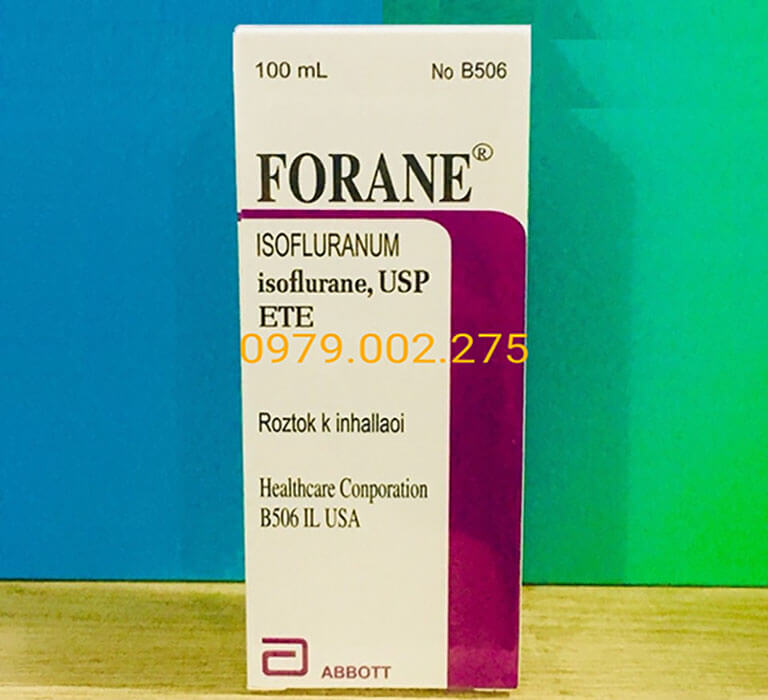 Thuốc mê ngủ dạng xịt Forane tác dụng mạnh được bán tại Thuốc Mê Minh Hải