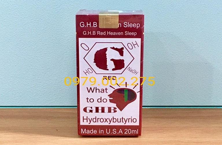Thuốc mê dạng nước GHB Red tác dụng tốt giúp người dùng có được một giấc ngủ thật sâu và ngon giấc