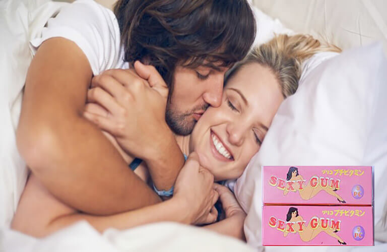 Kẹo cao su kích dục nữ Sexy Gum giúp nữ giới kích thích ham muốn, trở nên chủ dộng hơn khi ân ái, giúp các cặp đôi quan hệ được suôn sẻ và trọn vẹn