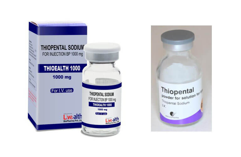 Thuốc mê Thiopental dùng hỗ trợ trong gây mê, giúp người dùng ngủ sâu nhanh chóng