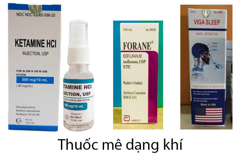 Thuốc mê dạng xịt khí là những loại thuốc tác động qua đường hô hấp, cho hiệu quả gây ngủ nhanh