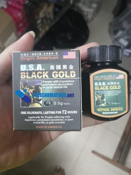 Thuốc cường dương USA Black Gold sản phẩm giúp tăng sinh lý nam, kéo dài sự cương cứng, giúp nam giới có thêm sự sung mãn