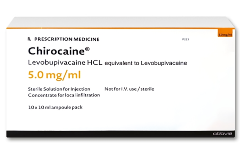 Thuốc Chirocaine có tác dụng gây tê giảm đau được dùng qua việc tiêm truyền