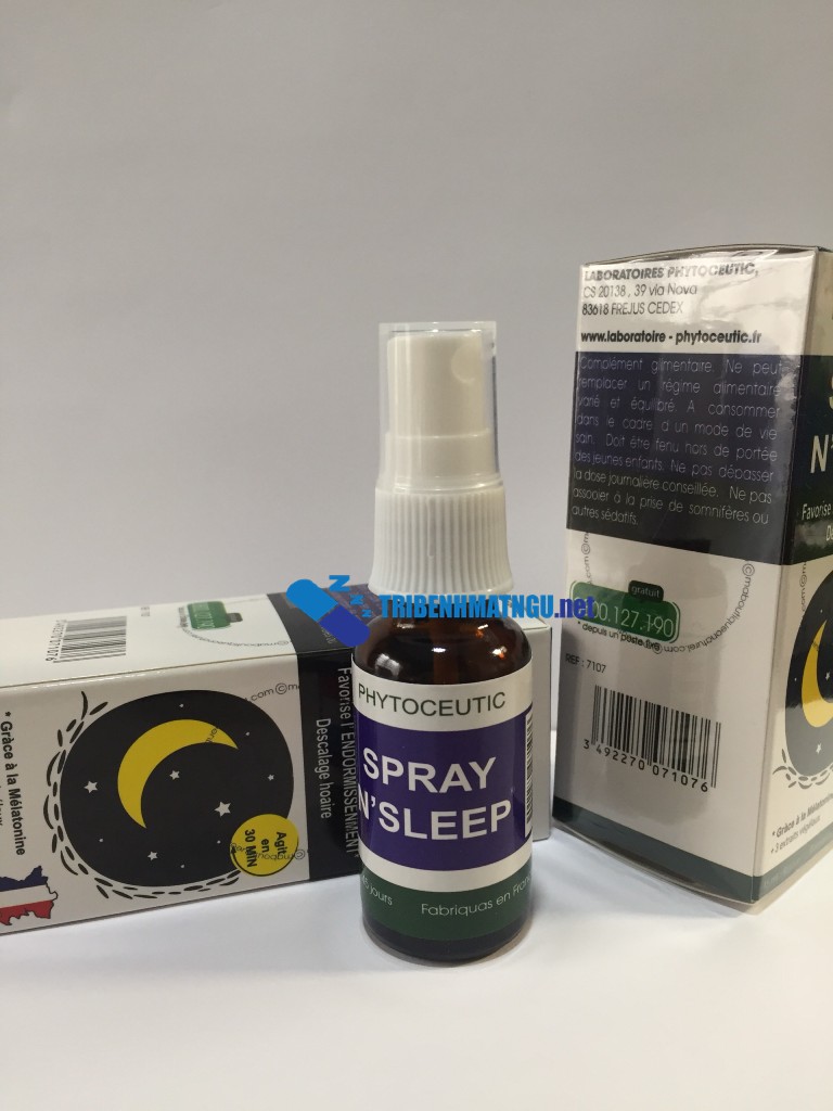Thuốc ngủ Spray N'Sleep hàng nhập khẩu Pháp mang lại hiệu quả gây ngủ tốt